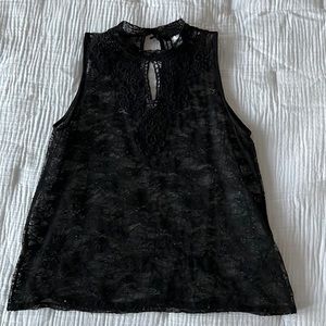 Black Lace H&M top